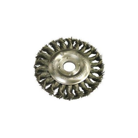 Faithfull FAIWBCT125 Circular Wire Brush 125 x 12 x 22.2mm 0.50mm Wire