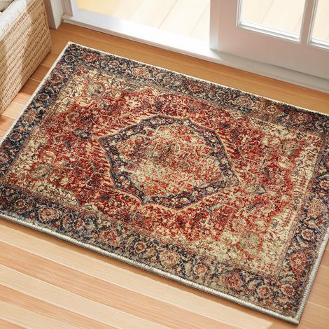 Paillasson d'intérieur 60 x 90 cm, marron/multicolore (1/5)