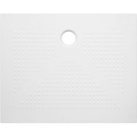 PIATTO DOCCIA H3 RETTANGOLARE IN CERAMICA DIANHYDRO Nero opaco cm 80 x 120 H. 3