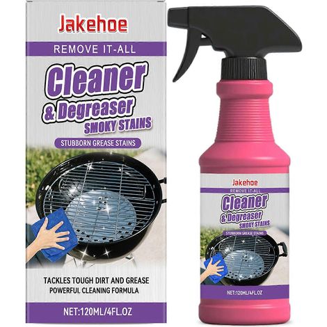 Dégraissant en spray à action rapide pour grils de barbecue, nettoyant multi-usages pour grils extérieurs, 1 pièce (1/5)