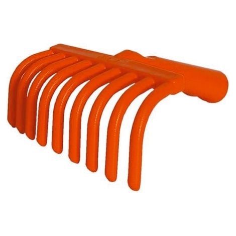 Rastrello 7 denti in PVC per raccolta di Olive  senza manico - Misura: 14 cm (1/2)