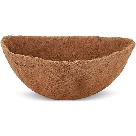Lot de 2 doublures rondes en fibre de coco pour jardinières et paniers suspendus de 40 cm (16 pouces). (1/4)