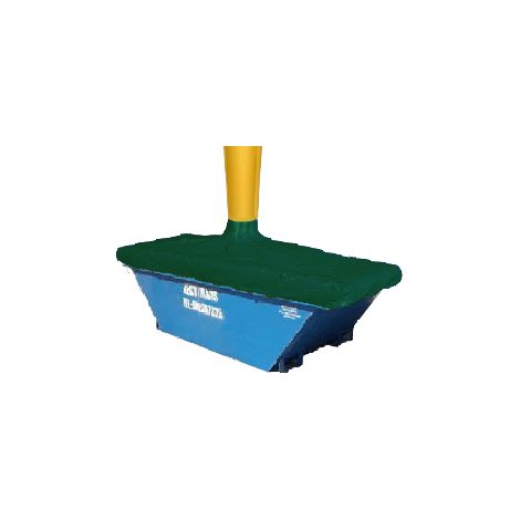 Bâche pour benne à gravats 3,50m x 5,50m Vert