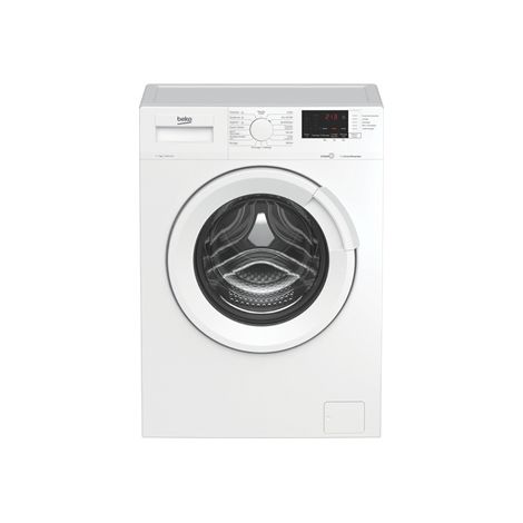 Beko – Lave-linge frontal 9kg 1400tr/min – Classe A – Niveau sonore 75dB – Largeur 600mm – Profondeur 640mm – Hauteur 880mm – Blanc (1/7)