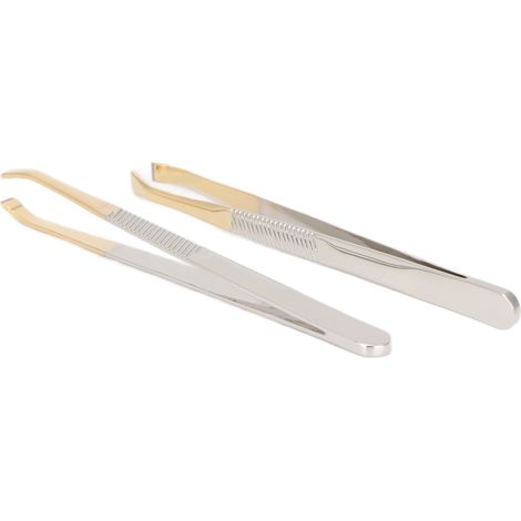 Pince à Sourcils Précision 2 Pièces, Épilation Sourcils Parfaite et Soin Poils Incarnés (1/5)