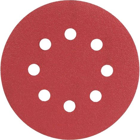 Disque abrasif - Radix - Pro - Velcro 125 mm - P100 - 8 trous (50 pcs) (1/2)