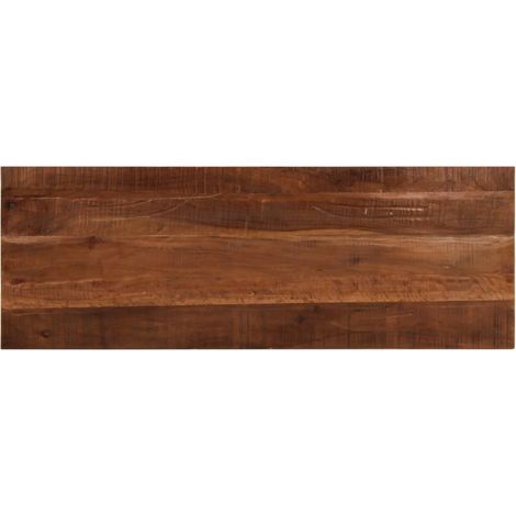 Tablero mesa rectangular madera maciza reciclada 140x50x2,5 cm
