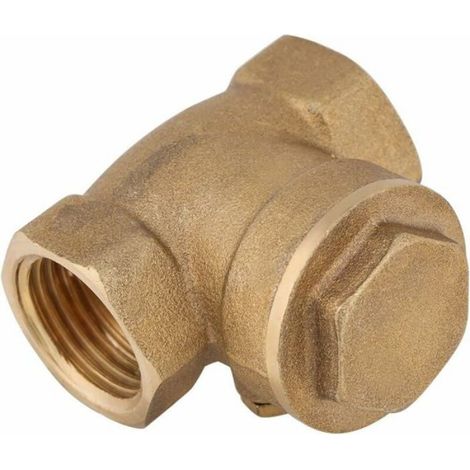 Clapet Anti-Retour - Laiton - Filetage Femelle DN15 - Pression Max 1 6 Mpa - Température -10 À 120 ℃ - Pour Installation Hydraulique - 1 Pièce (1/4)