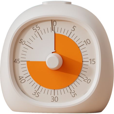 Minuteur visuel à compte à rebours – Minuteur de cuisine – Minuteur d'étude rechargeable – Minuteur de concentration pour TDAH – Minuteur de cuisine – 9 × 9,5 cm (1/5)