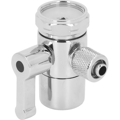 Robinet de dérivation 3/8 pouce, vanne de déviation en laiton renforcé, filetage femelle M22, séparateur pour évier de cuisine et salle de bain (1/5)