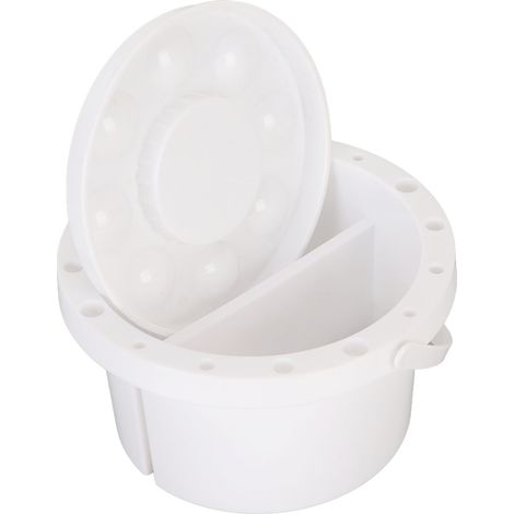 Gobelet pliable pour le nettoyage des pinceaux, en plastique épais antidérapant, pour aquarelle, acrylique et peinture à l'huile (à transporter).