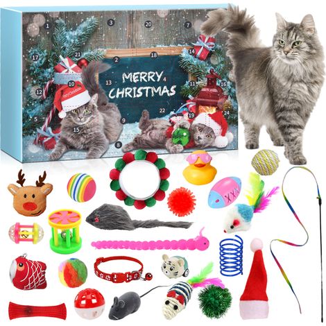 Katzen-Adventskalender – Weihnachtliche Überraschungsbox