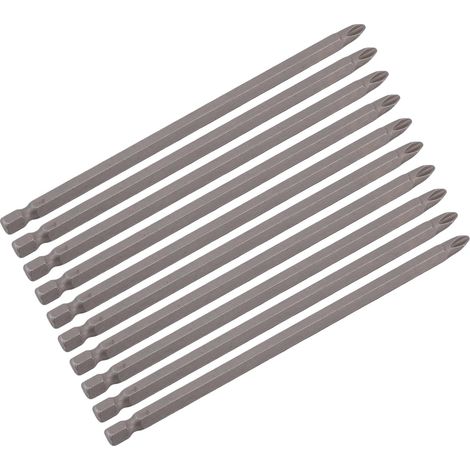 Jeu d'embouts de tournevis PH2 à tige hexagonale 1/4 po en acier allié, 150 mm, pour réparations électroniques, électriques et mécaniques. (1/5)