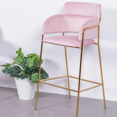 Nest Dream - Designer-Hocker mit Samtbezug - Cruiser - Rosa
