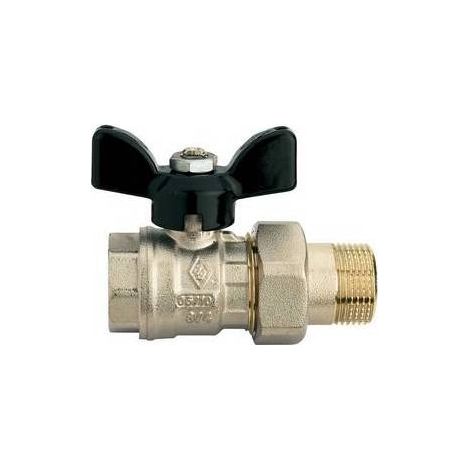 ROBINET À BILLE À PASSAGE TOTAL FIL. F RACCORD POUR COLLECTEURS Dimension : 1" x 1"   PN 40