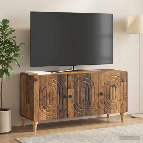 TV-Schränk Altholz 99 x 34,5 x 50 cm Holzwerkstoff (1/5)
