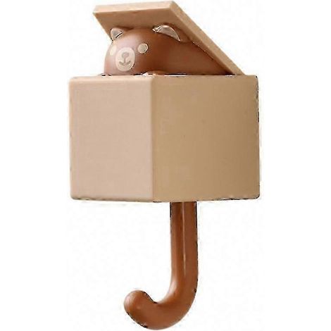 Selbstklebende Haken mit Cartoon-Katzenmotiv für die Schlafzimmertür, bohrfreie Wandhaken für Handtuch, Regenschirm, Schlüssel, Mütze (1/5)