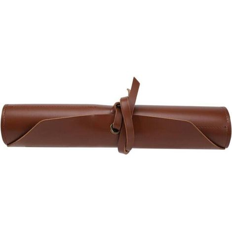 Rouleau De Rangement Outils En Cuir Multifonction Trousse De Transport (1/4)