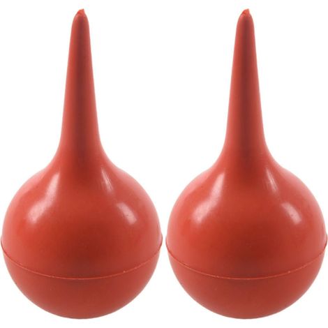 2 seringues auriculaires à succion en caoutchouc avec poire à presser (1/5)