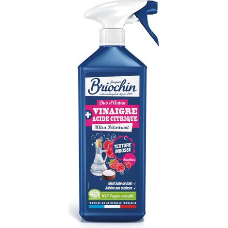 Mousse Détartrante au Vinaigre - Idéal Salle de Bain - Texture Mousse : Formule qui Adhère aux Surfaces - - Flacon Recyclable - Fabrication Française - Pulvérisateur 750ml (1/5)