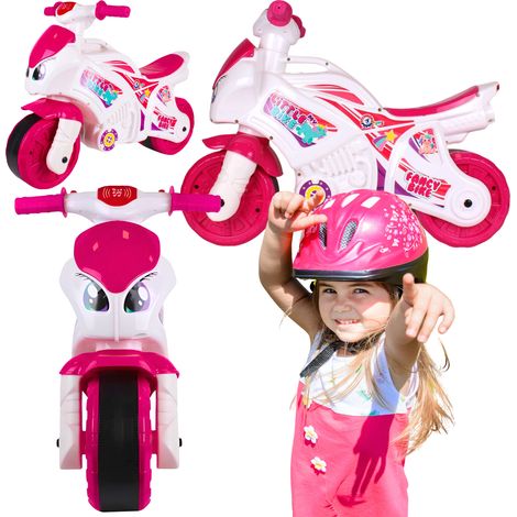 Bicicletta senza pedali, motore, cavalcabile, spinta, motocicletta, suoni e luci 6368 (1/4)