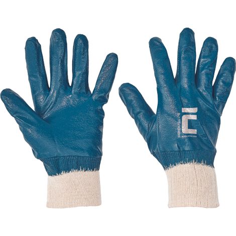 Nitrilbeschichtete Handschuhe 10