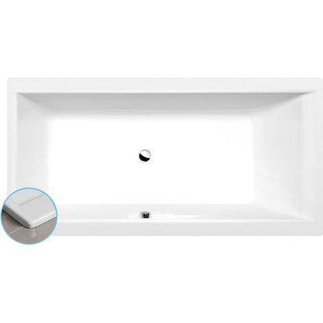 CLEO SLIM Bain rectangulaire 180x90x48cm, blanc