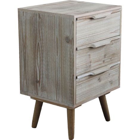 Holzschrank mit 3 Schubladen 40x36xH64 cm. (1/5)