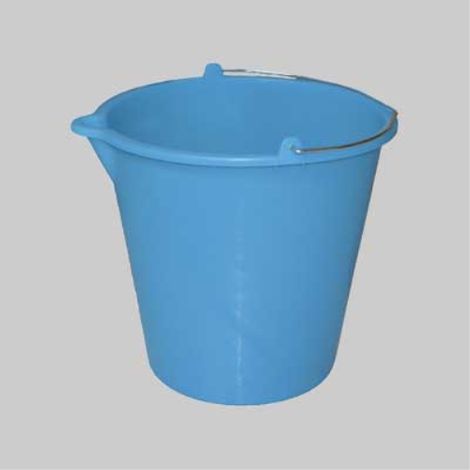 Secchio con becco azzurro 12 lt