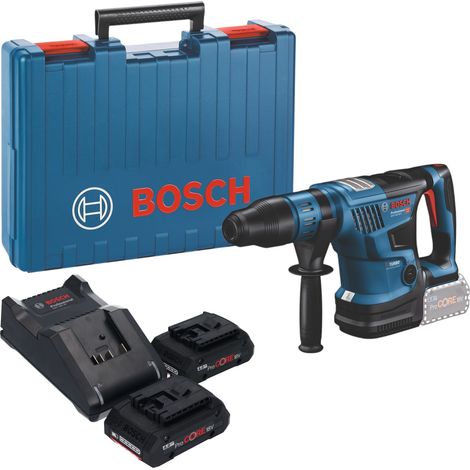 Martello perforatore a batteria Bosch GBH 18V-36 C Professional 18 V 7 J SDS max Brushless + 2 batterie ProCORE da 4,0 Ah + caricabatterie + valigetta (1/5)