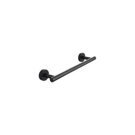 Barre Serviette Noir à Vis Porte Serviette Murale 30 cm en Acier Inoxydable Z-V-D - Crezuo (1/4)