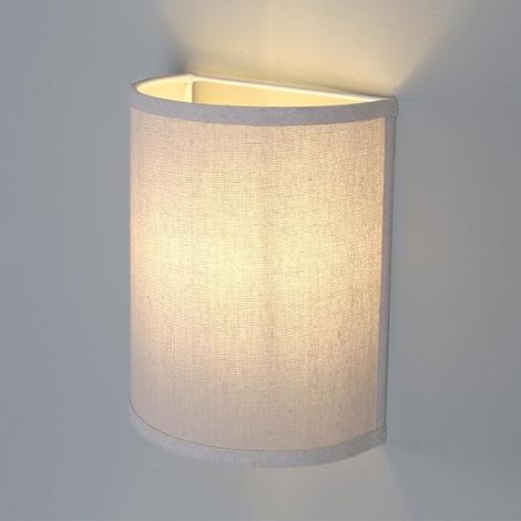 Pathson Fabric Linen Wall Light Up and Down Light Fixture