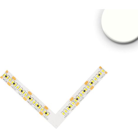 Luminaire Isoled raccord d'angle 1 W 70 lm 4000 K 24 V blanc 115143 cuivre compatible variateur (1/2)