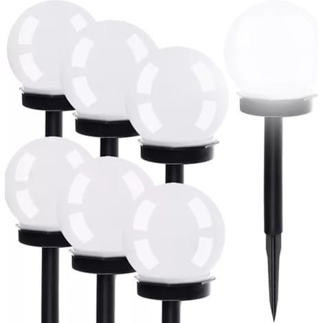 Set mit 6 Solar-Gartenleuchten (1/5)