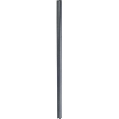 Montante alto pilastro per frangivento fendivista modello Sarthe alluminio 240cm grigio (1/5)
