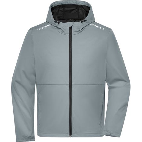 James & Nicholson Sport-Softshelljacke Herren JN1394 Gr. L space-grey