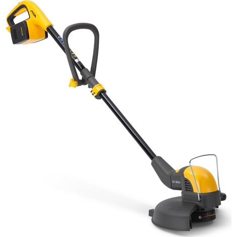 Kit Coupe-Bordures sans Fil 20V 2Ah, tête rotative, Cordon Nylon Auto-alimenté, Guidon Ergonomique, 2 Batteries incluses, idéal pour Bordures et Finitions, Jaune (1/5)