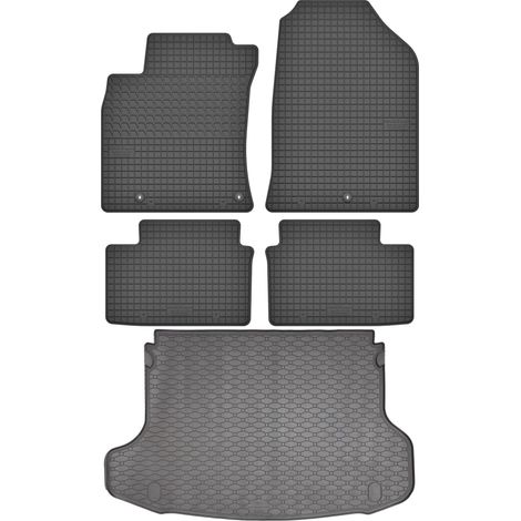 Hyundai i30 III Fastback de 2019 (JUEGO) - Alfombrillas de goma para coche + alfombrilla para maletero