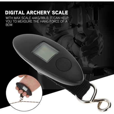 Balance numérique portable pour arc de tir à l'arc (88 lbs), compatible avec les arcs à poulies et les arcs classiques. (1/5)
