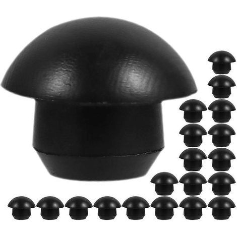 20 bouchons en caoutchouc pour crics, bouchons de remplissage d'huile, bouchons pour crics de sol, bouchons pour crics horizontaux-1.30X1.20X0.90CM-Black (1/2)