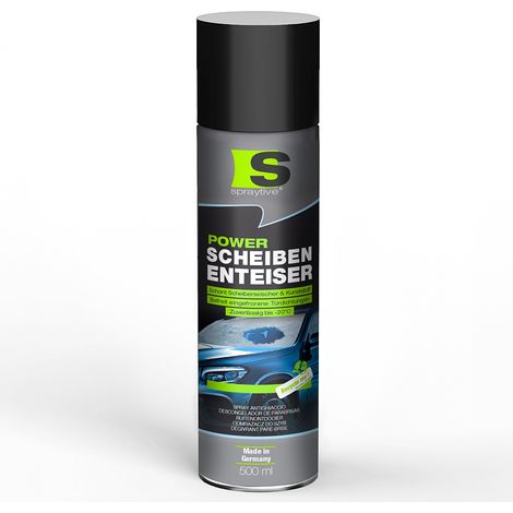 Spraytive 1x 500ml Power Scheibenenteiser – Enteiserspray für Autoscheiben & Schlösser – Entfroster wirkt sekundenschnell bis -20°C (1/5)