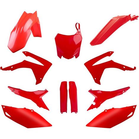 Kit completo di plastiche Polisport CRF 250R 450R 14 17 13 16 Rosso Resistente