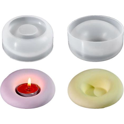 Moule en silicone pour loisirs créatifs, moules réutilisables pour la fabrication de bougies et de chandeliers. (1/5)
