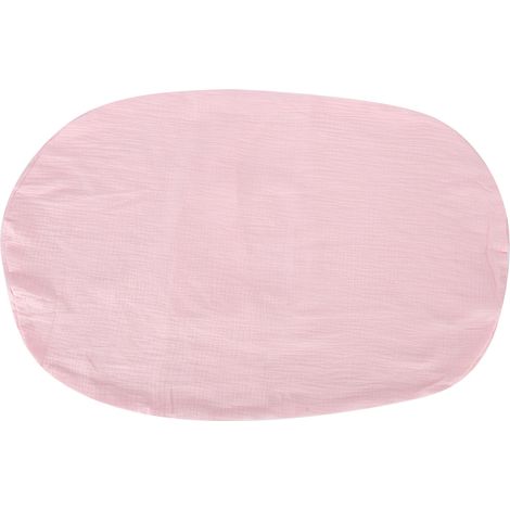 Housse de transat bébé respirant, portable et lavable, rose clair pour nouveau-né (1/5)