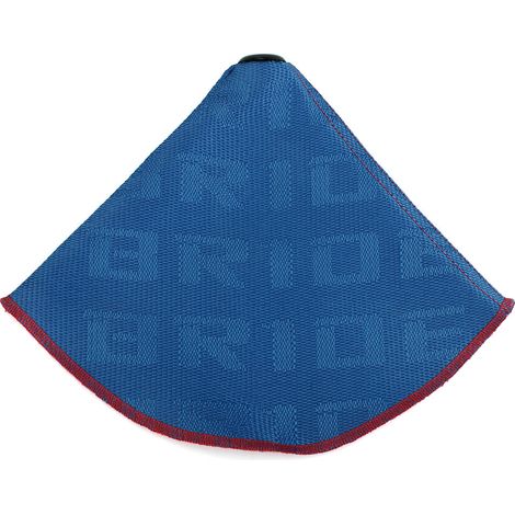 Housse de pommeau de levier de vitesse Bride pour voiture, poignée de levier de vitesse, housse de poignée de levier de vitesse de course en toile - Bleue (1/4)