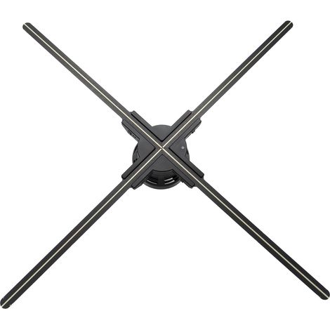 Hologramme 3D de 65cm avec Wi-Fi et Bluetooth, Projecteur Hologramme 3D avec 768 LED, 2500 cd/m² et 1500 Vidéos 3D Gratuites, Projecteur Holographique 3D pour Expositions, Magasins, Centres Commerciau (1/5)