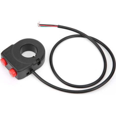 Universeller Motorrad-Lenkerschalter, Ein-/Ausschalter für Scheinwerfer und Nebelscheinwerfer, Lichtsteuerung, 22-mm-Bohrung, Ersatzteil. (1/5)