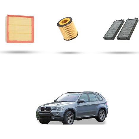 Kit tagliando 3 filtri compatibile con Bmw x5 (E70) 35ix 225kw dal 2010 (1/5)