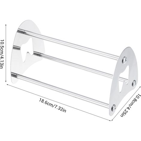 Porte-instruments dentaires en acier inoxydable pour pinces orthodontiques, ciseaux et forceps, support de rangement pour cabinet dentaire, outil d'organisation clinique. (1/5)