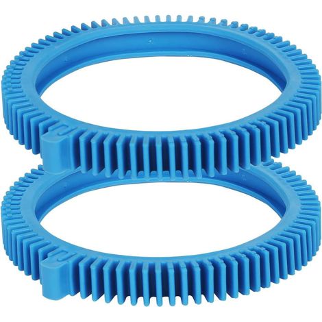 AIDUCHO 896584000 143 Jeu de pneus Avant Bleus avec Super Bosse de Rechange pour nettoyeurs de Piscine Poolvergnuegen Select (1/5)